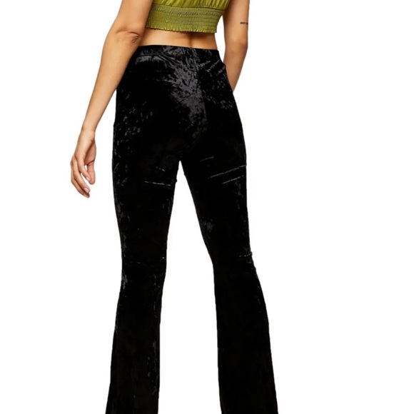 **sold**💄 The Limited - EUC Vintage Crushed Velvet Pants - Picture 9 of 13